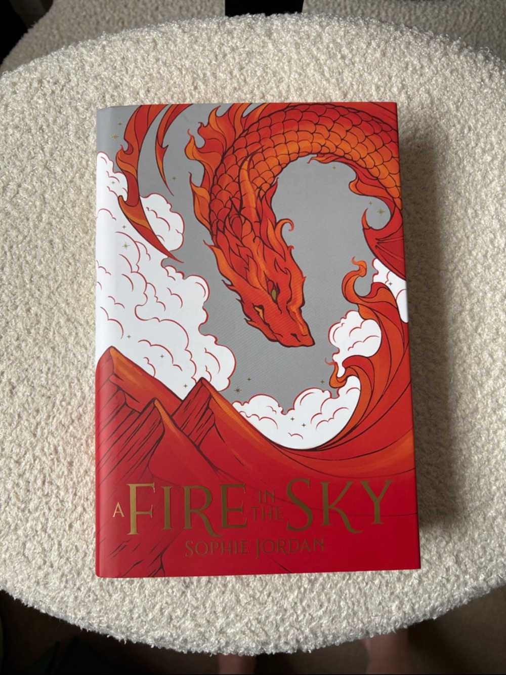A Fire in the Sky — Red Dragon Hardcover Signed Fairyloot Edition